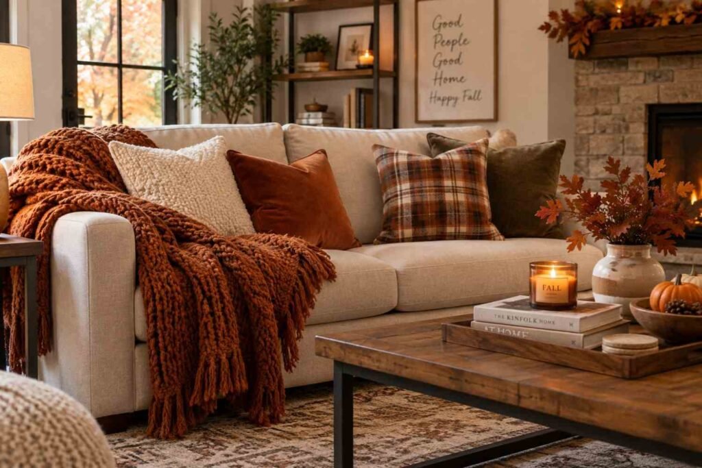 Layer Your Sofa With Warm, Cozy Throws