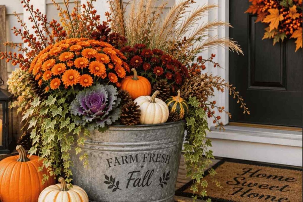 fall planter ideas