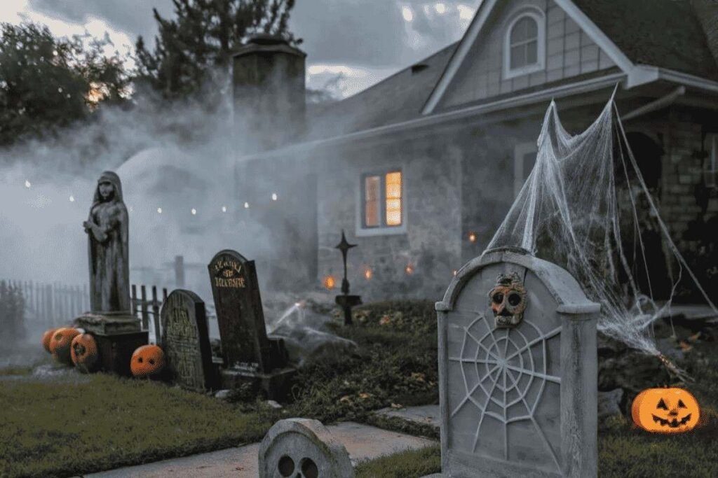 Turn Your Porch Into a Pumpkin Graveyard
