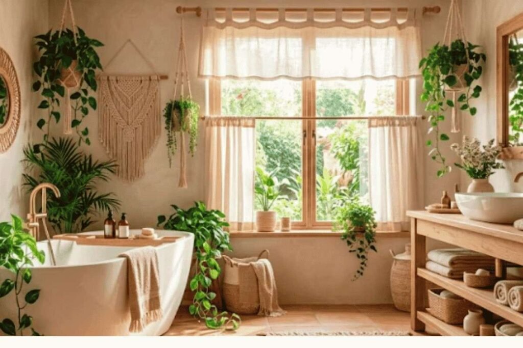 Macramé Touch in bathroom