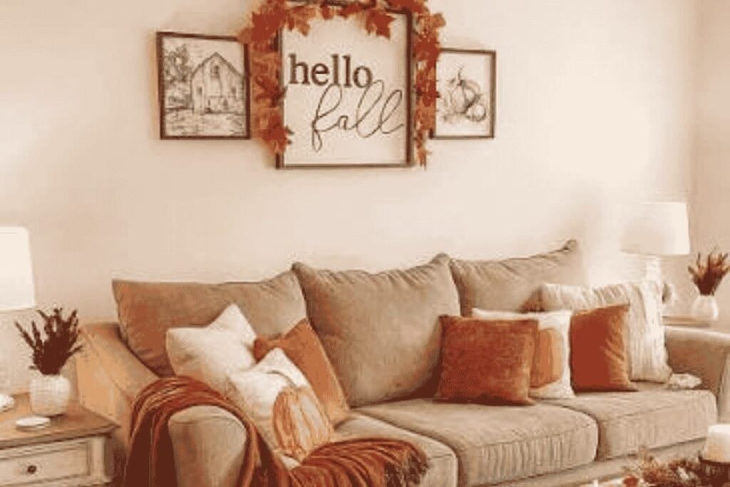  Cozy Look With a Neutral Sofa