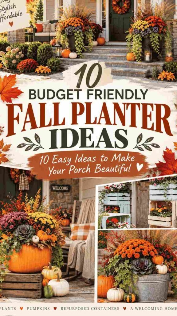 Friendly Fall Planter Ideas